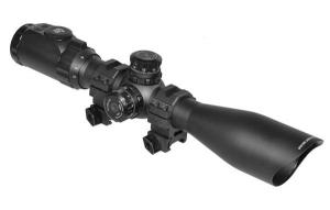 Leapers UTG 1.5-6x44 Illuminated 36-Color Rifle Scope, Mil-Dot Reticle SCP3-U156IEW 712274528826