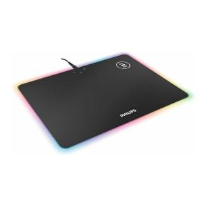 Philips RGB Illuminated Gaming Mouse Pad with Non-Slip Rubber Base in Gray 712581763015