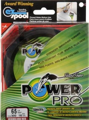Power Pro 65 X 300 Yd Vermilion Red 051633