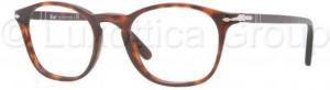 Persol PO3007V Single Vision Prescription Eyeglasses 24-4819 - Havana Frame