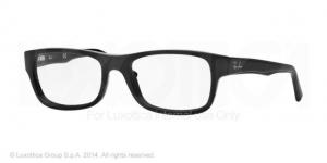 Ray-Ban RX5268 Eyeglass Frames 5119-52 - Matte Black Frame