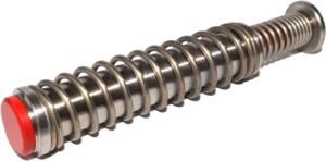 Centennial Defense Systems Stainless Steel Guide Rod Assembly for Gen 4-5 Glock 19, Red, 15lb Spring, 14113