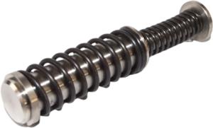 Centennial Defense Systems Stainless Steel Guide Rod Assembly for Glock 43,43X,48, Stainless Steel, No Coating, 17lb Spring, 14459