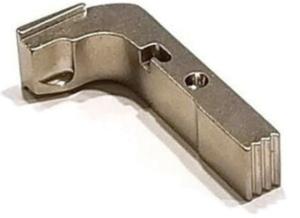 Centennial Defense Systems Extended Mag Release for Gen 1-3 9mm, .40S&W, .357SIG Glock, Serrated, Nickel, 20356