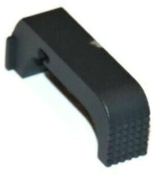 Centennial Defense Systems Extended Mag Release for Gen 4-5 9mm, .40S&W, .357SIG Glock, Stippled, Glock Gray, 20427