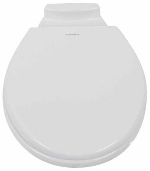 DOMETIC Replacement Slow Close Wooden Seat/Cover For 310 Series Gravity-Flush Toilet, White, 385312073