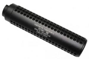 Guntec USA AR-15 Reverse Thread Slip Over Socom Style Fake Suppressor, 300 AAC Blackout/.308cal, Black SOCOM-308 714569648176