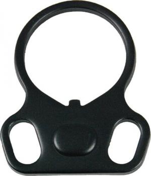 Guntec USA  GUNTEC AR15 SINGLE POINT SLING ADAPTER AMBI BLACK DOUBLE-EGG