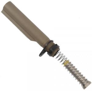 Guntec USA AR-15 Mil-Spec Buffer Tube Set, 6-position, CAR Buffer/Spring/End Plate/Castle Nut, Flat Dark Earth MILTUBESET-FDE 714569649883