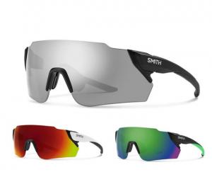 Smith Optics Attack Max Sunglasses, Matte Black Reactor, ChromaPop Sun Green Mirror, 390344
