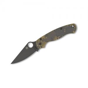 Spyderco Para-Military2 G-10 Camo 3.438-inch Folding Knife Plain Edge C81GPCMOBK2