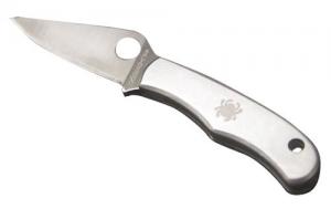 Spyderco Bug Stainless Plain Edge Folding Knife C133P