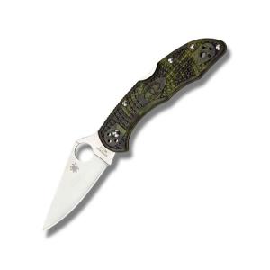 Spyderco DELICA SL/PL ZOME GREEN C11ZFPGR
