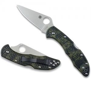 Spyderco Delica Folder Satin Blade Desert Camo Zome FRN C11ZFPDCMO 716104012848