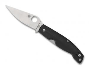 Spyderco Pattadese Folding Knife, 3.16in Blade, M390 Steel, Black, C257GP C257GP