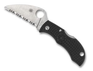 Spyderco Manbug 1.91in Folding Knife, VG-10, Wharncliffe, Black, MBKWS MBKWS