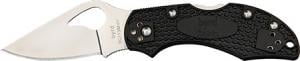 Spyderco BY10PBK2 Byrd Robin2 Ltwt Folder 2.4" 8Cr13MoV SS Flat Ground FRN Blk BY10PBK2
