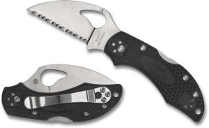 Spyderco Robin 2 Wharncliffe Folding Knives, 2.35in, 8Cr13MoV Steel, SpyderEdge, FRN Handle, BY10SBKWC2 BY10SBKWC2