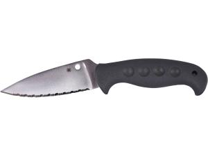 Temperance Fixed Blade Knife Gray 4.46in Serrated Satin Leaf 716104651399