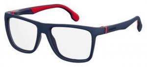 Carrera 5549 Eyeglass Frames CA5549-0FLL-5617 - Matte Blue Frame, Lens Diameter 56mm, Distance Between Lenses 17mm