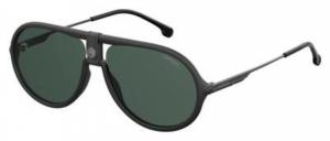 Carrera 1020/S Sunglasses CA1020S-0003-UC-6015 - Matte Black Frame, Green Polarized Lenses, Lens Diameter 60mm, Distance Between Lenses 15mm