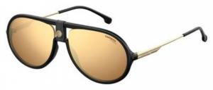 Carrera 1020/S Sunglasses CA1020S-0807-K1-6015 - Black Frame, Brown Gold Sp Lenses, Lens Diameter 60mm, Distance Between Lenses 15mm