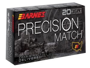 Barnes Bullets 30166 Precision Match 6.5 Creedmoor 140 GR Open Tip Match BT 20 Bx/ 10 Cs 30166