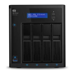 Western Digital My Cloud Pro Series 32TB PR4100 4-Bay NAS Server (4 x 8TB) in Black