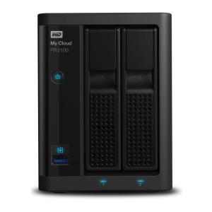Western Digital My Cloud Pro Series 20TB PR2100 2-Bay NAS Server in Black WDBBCL0200JBK-NESN
