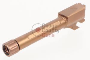 True Precision Threaded Barrel 9MM Fits Sig P320 Compact 3.9&quot; Copper 719104534778