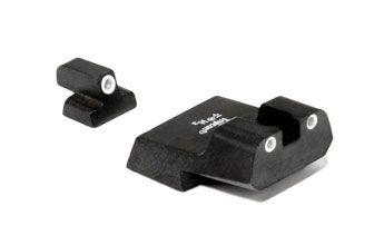 Trijicon Night Sight Set for S&W, 9mm Long Rear, Green Front, Green Rear SA07 600356