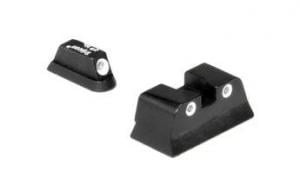 Trijicon 3 Dot Green Front/Orange Rear Night Sight Set - CZ75 & CZ99 w/Dovetail Front
