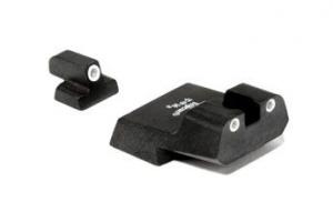 Trijicon Night Sight Set for S&W, 9mm Long Rear, Green Front & Orange Rear SA07O
