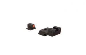 Trijicon HD Night Sight Set - 1911 Novak Cut - Green Front/Orange Outline CA128O 600527
