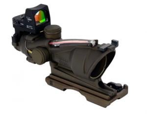 Trijicon Acog ECOS Rifle Scope 4x32 Red Crosshair Dark Earth 4.0 MOA TA31-ECOS 719307302167