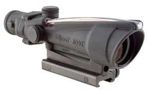 Trijicon ACOG 3.5x35 Dual Ill Riflescope w/Mount, Red Crosshair .223 Ballistic Reticle 100158