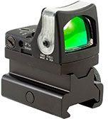 Trijicon RMR Dual Illuminated - 12.9 MOA Green Triangle with RM34 Mount, Black 700088 700088