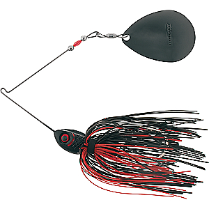 BOOYAH Moon Talker Spinnerbait - 1/2 oz - Black Silver Flake 51780-1008649