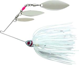 Booyah Mini Shad Spinnerbait, 3/16oz, Chrome/Pearl Shiner, BYMS36609 BYMS36609