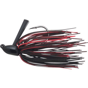 BOOYAH Boo Jig - Black/Red - 3/8 oz. 51620-1009806