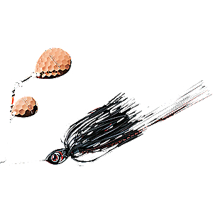 BOOYAH Tux and Tails Spinnerbaits Double Colorado - 1/2 oz - Wounded Limetreuse 58600-1228396
