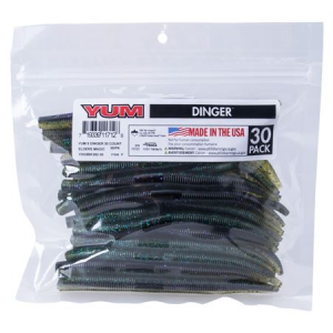 Yum Dinger Soft Stick Bait - Elders Magic YDG5BK282-30