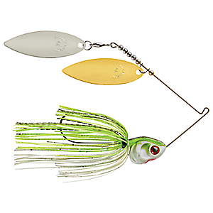 Booyah Covert Spinnerbait Nickel Gold Willow 3/4 oz / JC Special