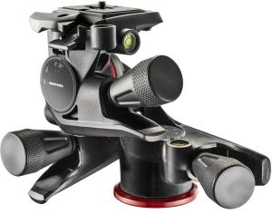 Manfrotto XPRO Geared Three-Way Pan/Tilt Quick Release Tripod Head in Black