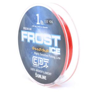 Clam CPT Frost Monofiliment - 7lb - Metered Red/Clr - 110 Yard, 14437