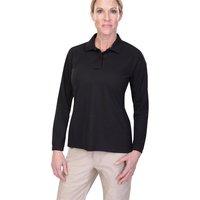Coldblack Womens Ls Polo Black Small F1VTX4030PBKSMALL