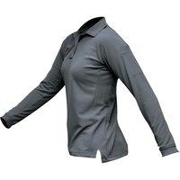 Coldblack Womens Ls Polo Grey Large F1VTX4030PGYLARGE