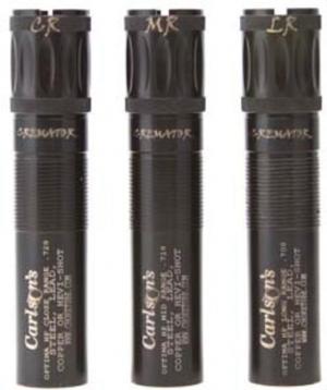 Carlson's Choke Tubes Cremator Non-Ported 12 Gauge Beretta Optima HP Waterfowl Choke Tubes - 3 Pack Close Range, Medium Range & Long Range, Black, 11669