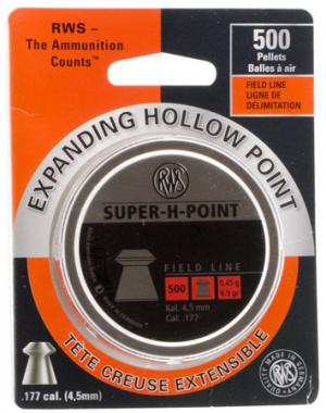 RWS 2317381 Super-H Point Pellets .177 Pellet Lead 500