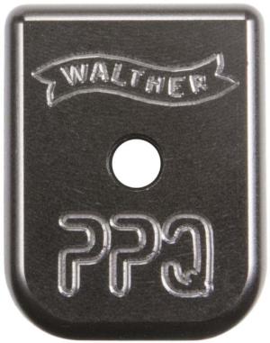 Walther Arms PPQ +0 Competition M1, M2 Magazine Extension Base Pad, Black, WM3003 723364212352
